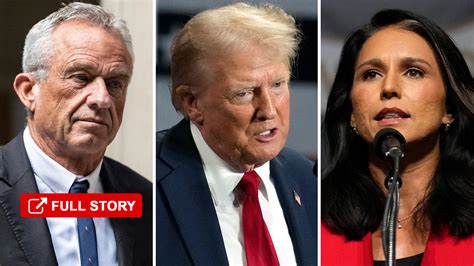 Trump to Put Kennedy and Gabbard on His Transition Team.